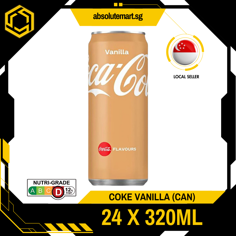 COKE Vanilla 320ML X 24 (CAN)