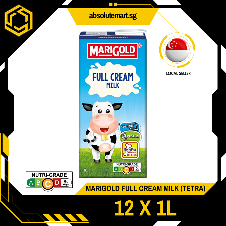 MARIGOLD UHT Full Cream Milk 1L X 12 (TETRA)
