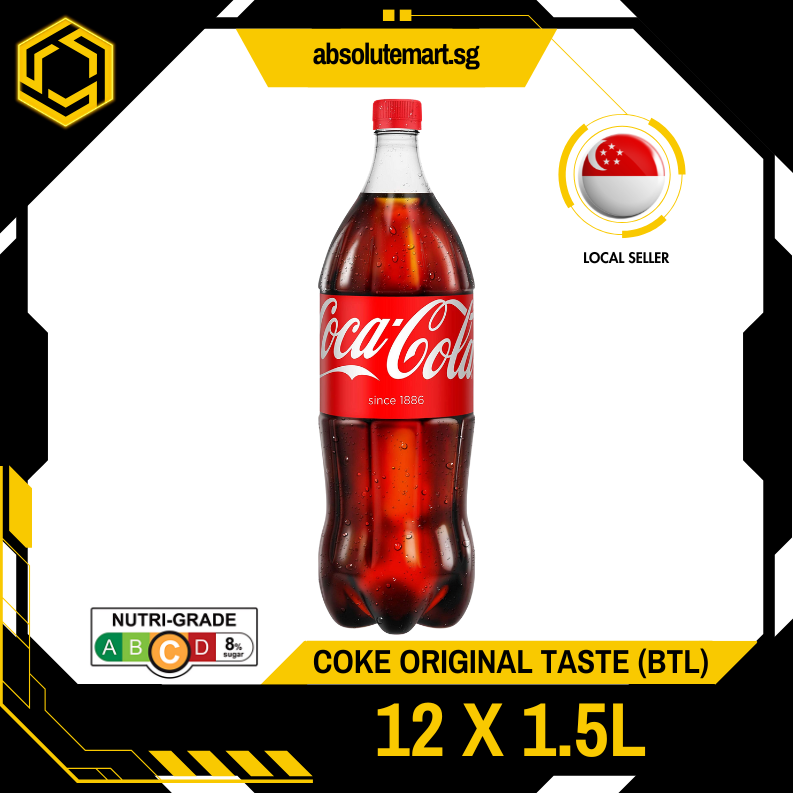 COKE Original Taste 1.5L X 12 (BOTTLE)