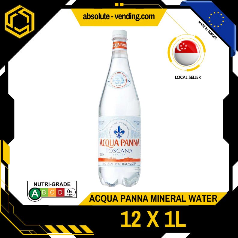 [CARTON] ACQUA PANNA Still Mineral Water 1L X 12 (P.E.T BOTTLE)