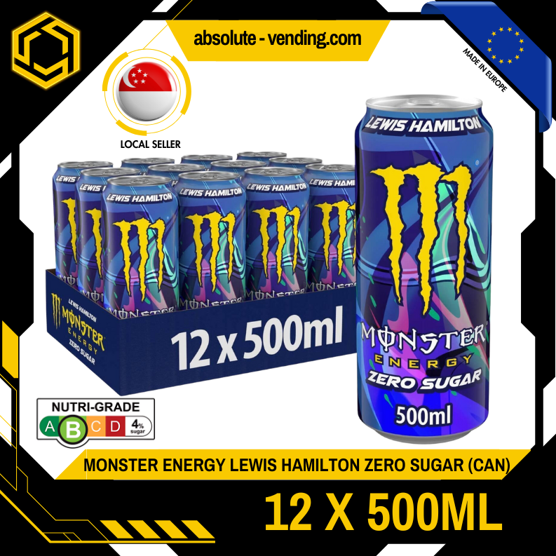 MONSTER Energy Lewis Hamilton Zero 500ML X 12 (CAN)