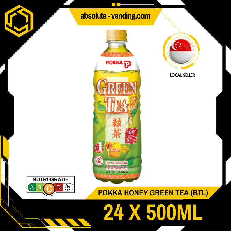 Pokka Honey Green Tea 500ML X 24 (BOTTLE)
